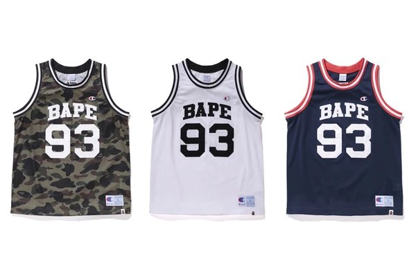 Champion bape hot sale jersey